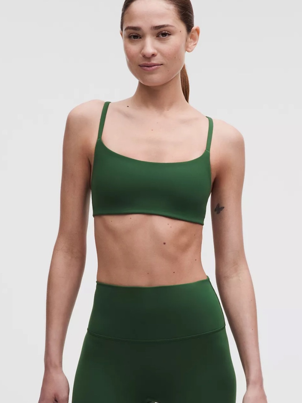 NWT Lululemon wunder train strappy racer bra A/B cup